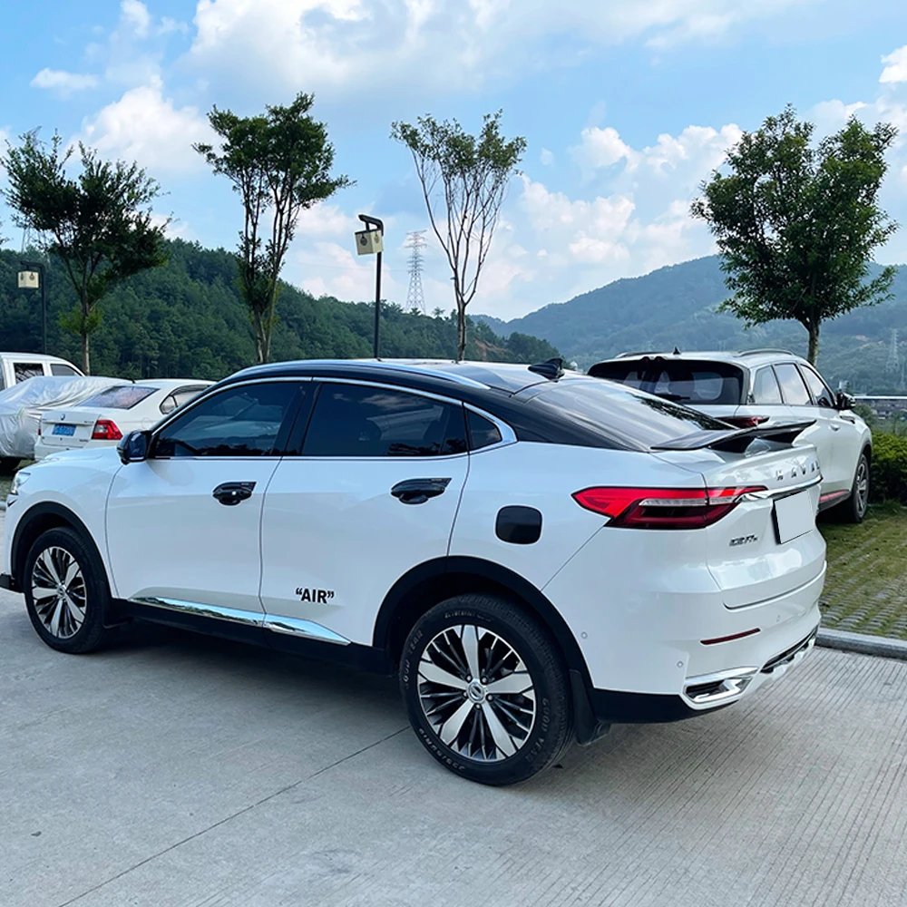 Per Haval F7X 2019 2020 2021 coperchio del bagagliaio posteriore Boot Ducktail Spoiler Wings nero bianco ABS GT Sport Car Tuning accessori per lo