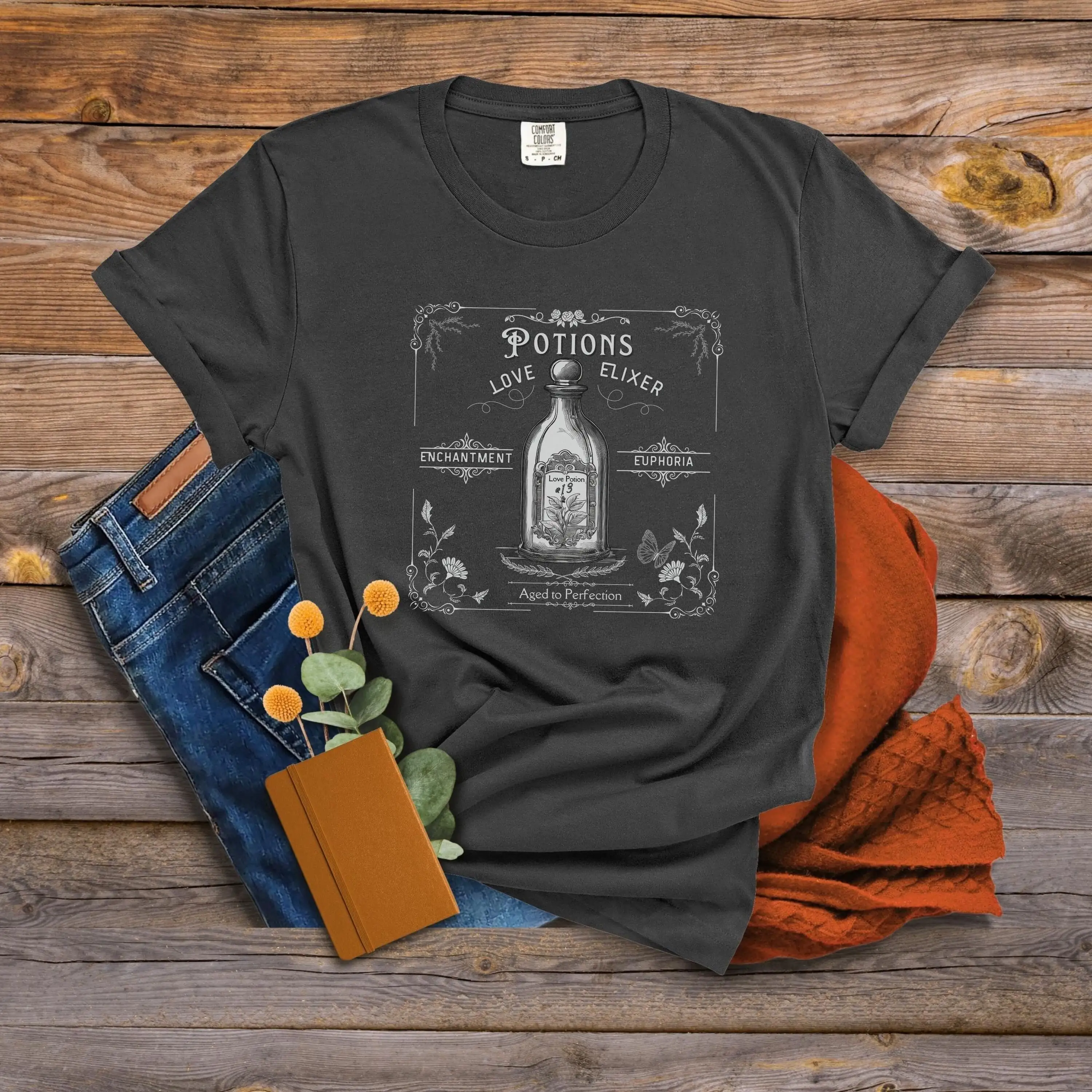 Love Potion Shirt Valentine'S Day Apothecary Tee Comfort Colors Happy Valentines T