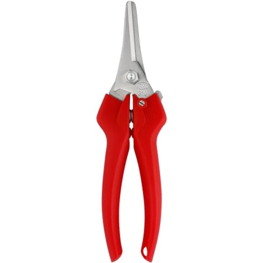 F310 Pruning Snips 7.3" Lightweight Garden Clippers for Fine Trimming and Harvesting Pruning Shears for Gardening Garden Snips