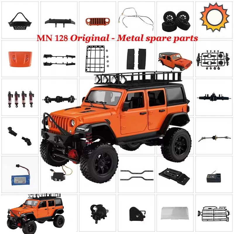 MN MODEL  MN128 RC Remote Control Car Parts Upgrade Wheel Eyebrow Non-destructive Installation OP Parts  Rc Crawler Parts