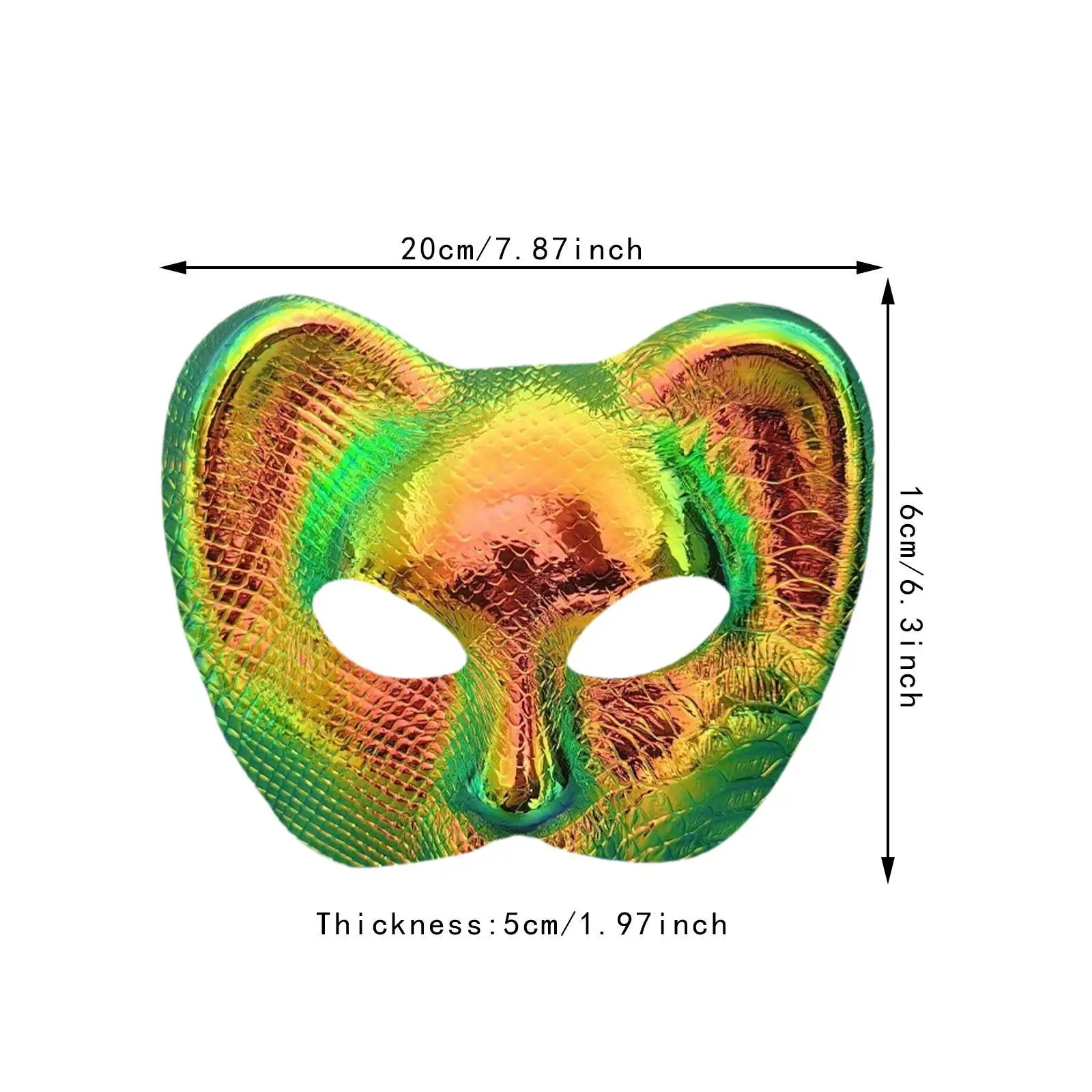 부활절을 위한 탄성 밴드 의상 액세서리가 있는 레오파드 마스크 코스프레 소품