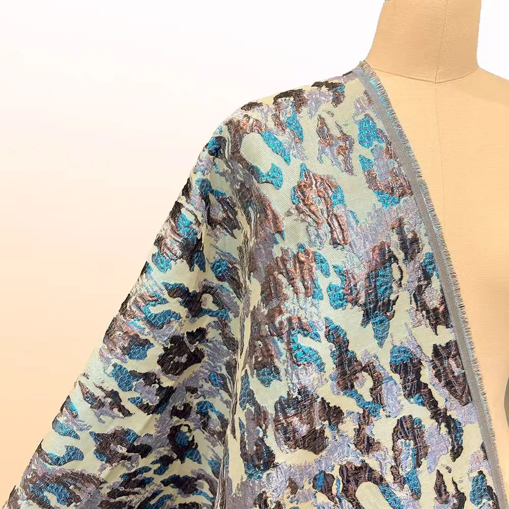 

High Quality Jacquard Lace Fabric 5 Yards French Brocade Fabric