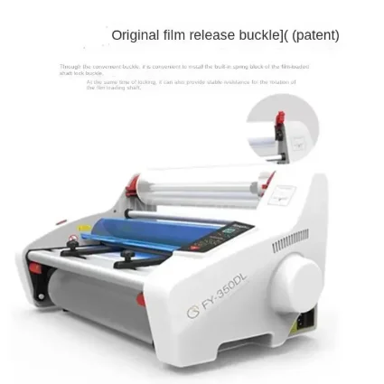 Self-adhesive heat laminator, electric paper feeding laminator, double-sided hot melt adhesive film laminator