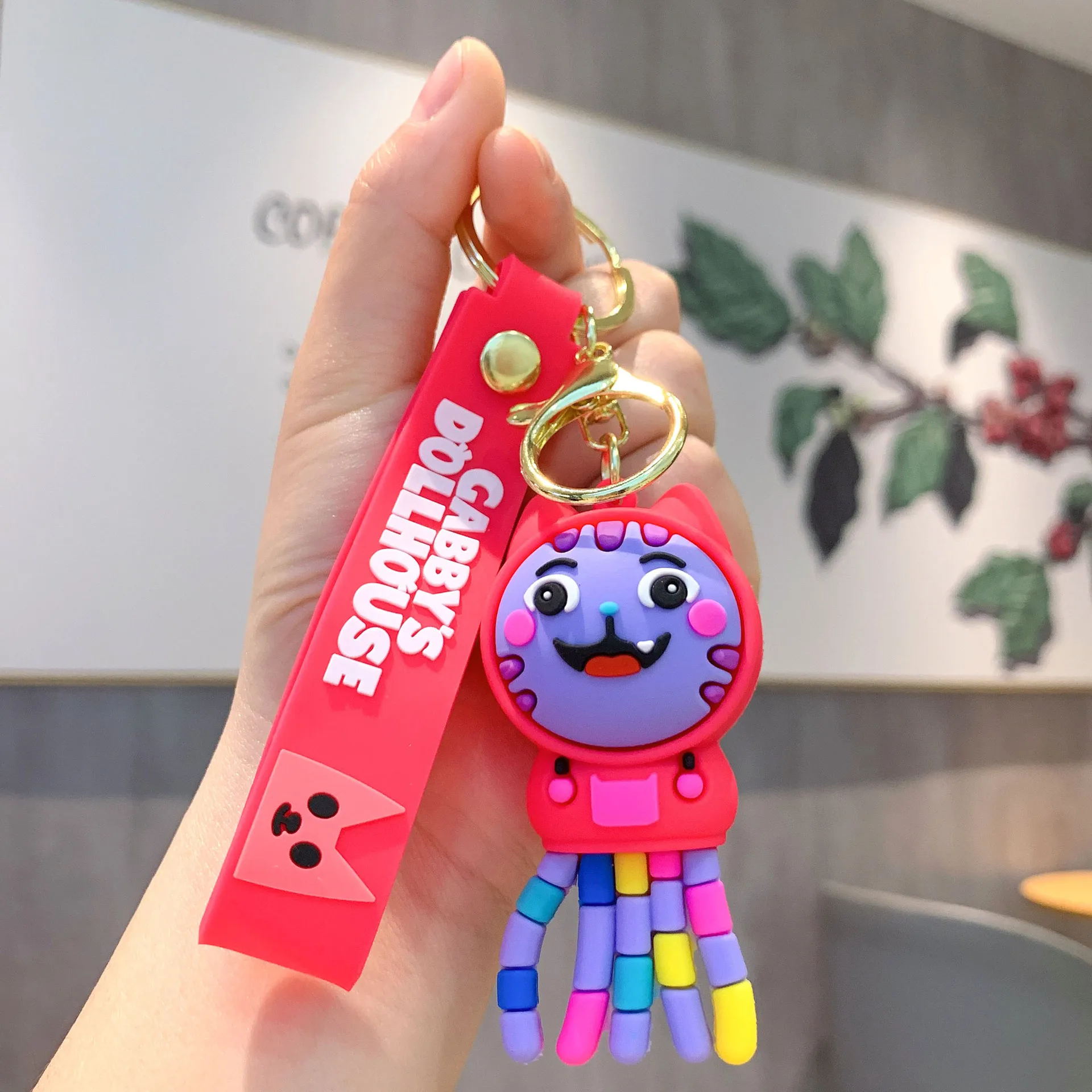 New Model Doll House Three Dimensional Figurine Keychain Cute Bag Pendant Schoolbag Keychain