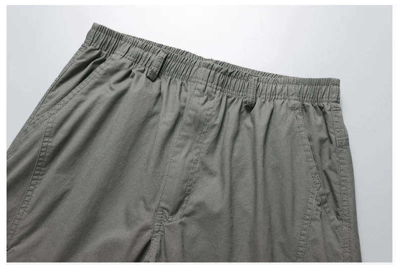 Plus Größe männer Cargo Hosen Casual Lose Multi Tasche Hohe Qualität Baumwolle Hosen Lange Hosen Herren Jogger Hosen 5XL 6XL – Detail 11