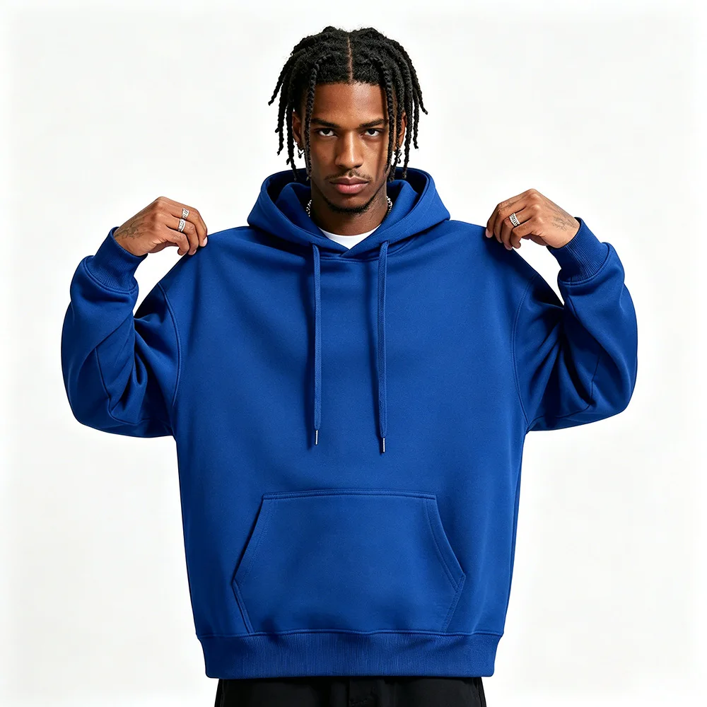 Herren- und Damen-Hoodies in Unifarben mit Taschen, Sport- und Fitness-Sweatshirts, modische Freizeitpullover in mehreren Farben – Detail 40