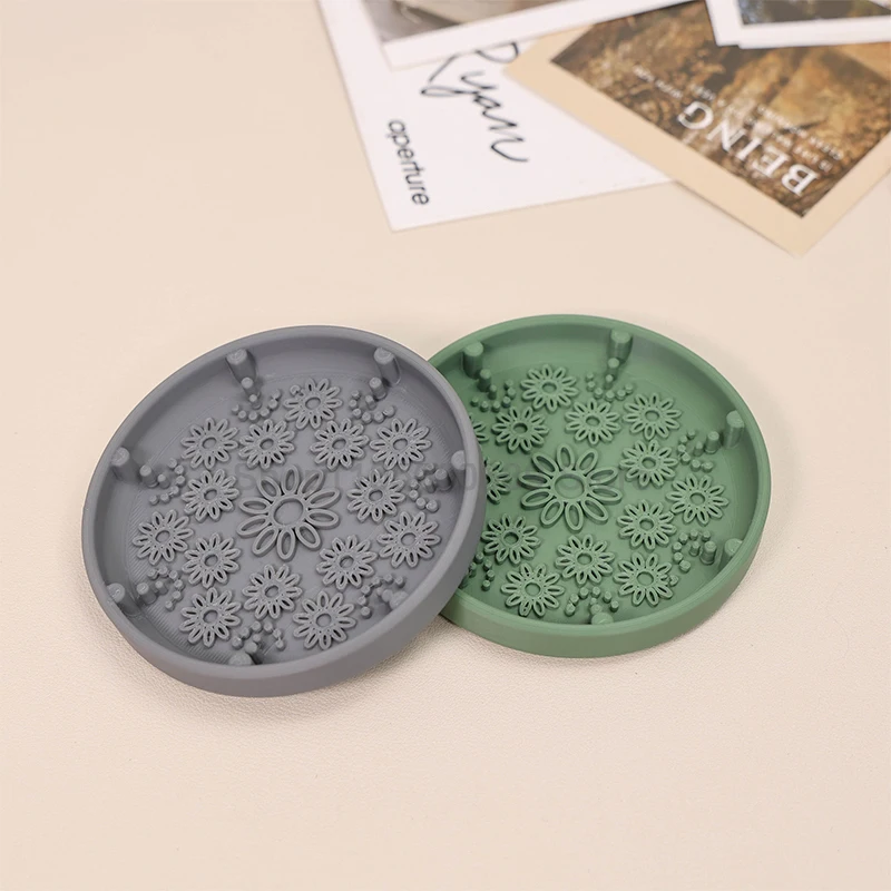 وسادة تنظيف فرش المكياج المطبوعة ثلاثية الأبعاد لتنظيف أدوات التجميل الفعالة