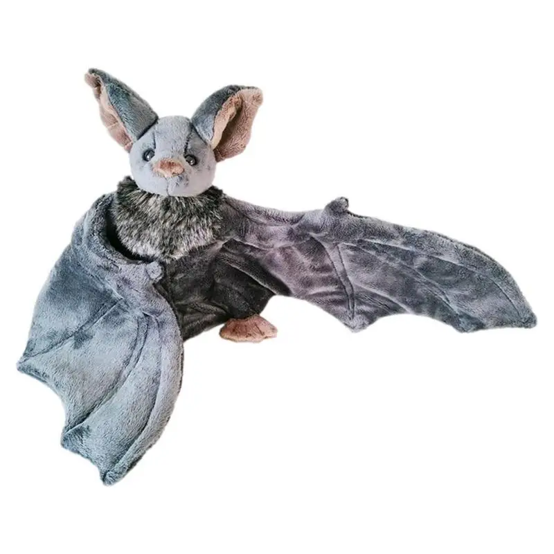 Simulation Halloween Bat Plush 13 Inch Bat Stuffed Animals Plush Toys | Soft Plush Pillow Animal Doll for Hugging Bat Home Decor