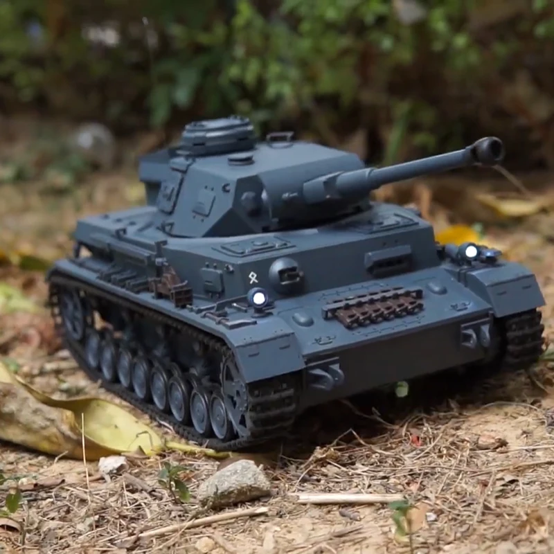 Henglong 3859 Niemiecki IV F2 Elektryczny Czołg Sterowany Pilotem Strzela Kulami i Łożysko Wydymia Model Wojskowy Zabawka.