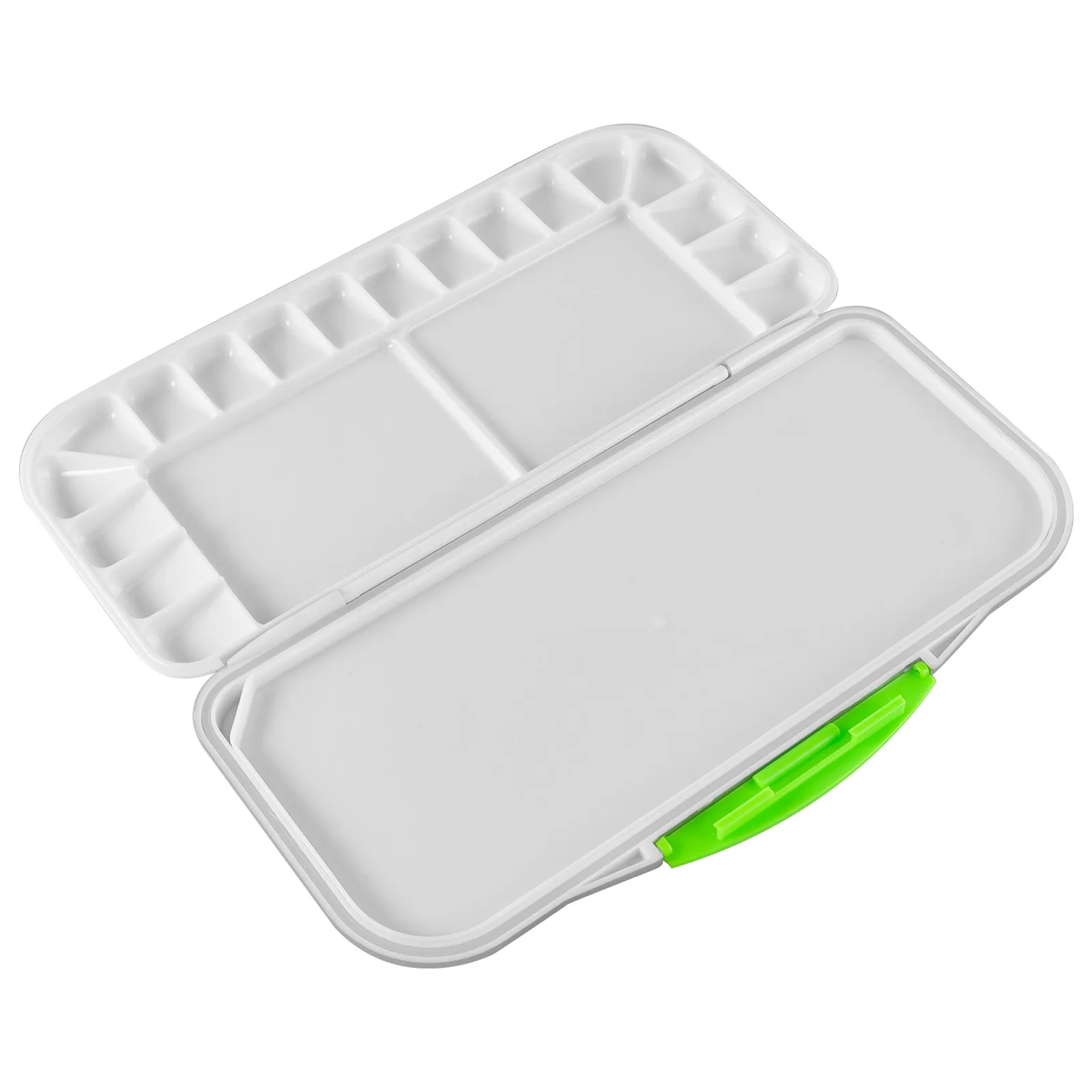 

Plastic Paint Palette Watercolor Box for Artists with Portable Design Easy Cleaning Durable Material Suitable Home Studio