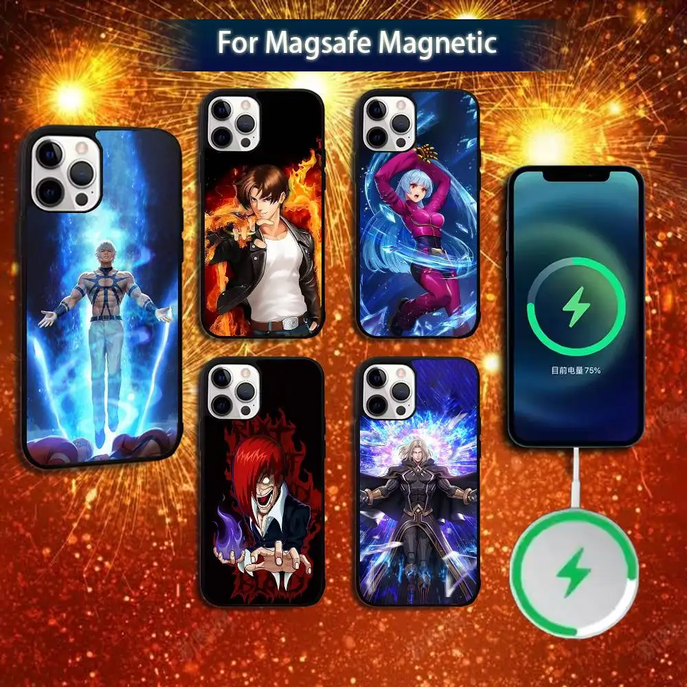 

Game K-King Of F-Fighters Phone Case For iPhone 16e,16,15,14,13,12,11,Plus,Pro,Max,Mini Magsafe Magnetic Wireless Charging