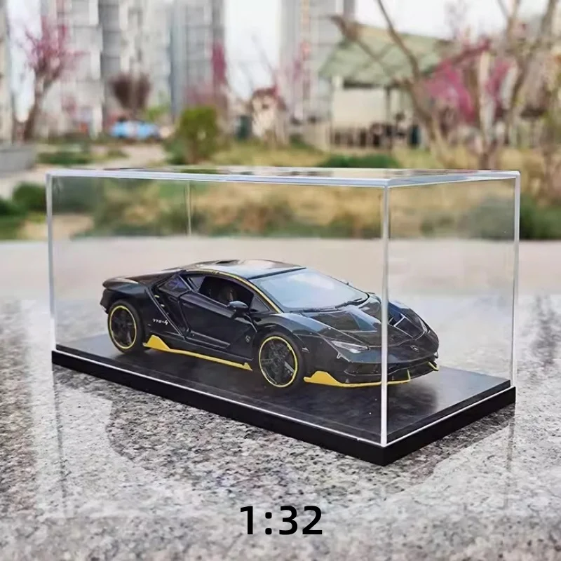 Scale 1/64 1/43 1/32 1/24 Clear Acrylic Display Box Cases for Car Model Dust Cover Pre Made Box Diecast Professional Storage