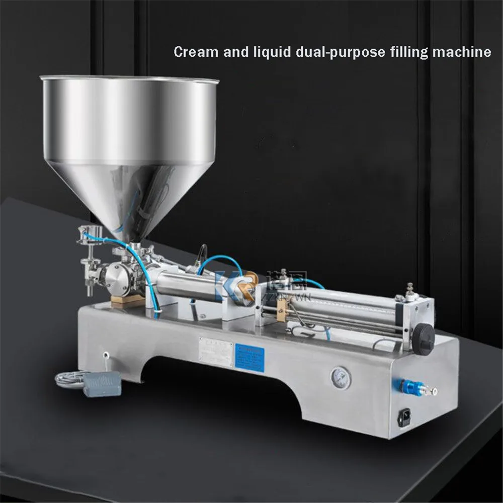 Машина для наполнения бутылок полуавтоматическая горизонтальная пневматическая поршневая ручная машина для наполнения спиртовым шампунем медом