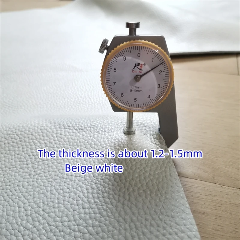 1.2/1.5mm Thickness Lychee Cowhide. Genuine Leather. First Layer Leather Fabric. Handmade DIY For Sofa. Bag. Full-Sheet Cutti