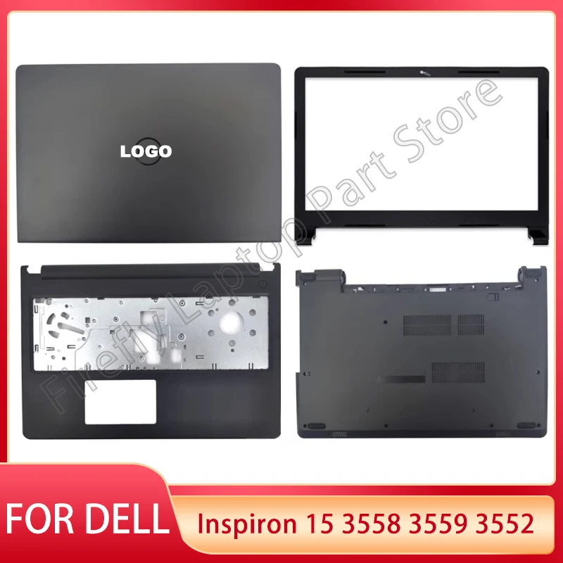 New For DELL Inspiron 15 3558 3559 3552 Laptop LCD Back Cover Front Bezel Palmrest Lower Bottom Base Case Housing