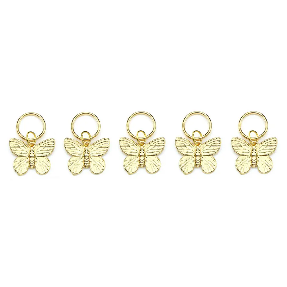 

120Pcs Alloy Hair Braid Rings Anti-Rust Hair Cuffs for Braiding Hairstyle Decoration Lightweight Filigree Tubes