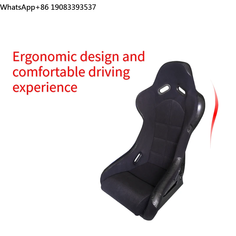 EDDYSTAR Hot Style Flexible Padded Headrests and Massaging Lumbar Pillows Bucket Racing Seat