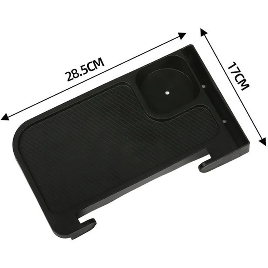 Vassoio per sedia pieghevole con portabicchieri da scrivania laterale con clip per poltrona da campeggio da spiaggia all'aperto Comodo vassoio regolabile con portabicchieri