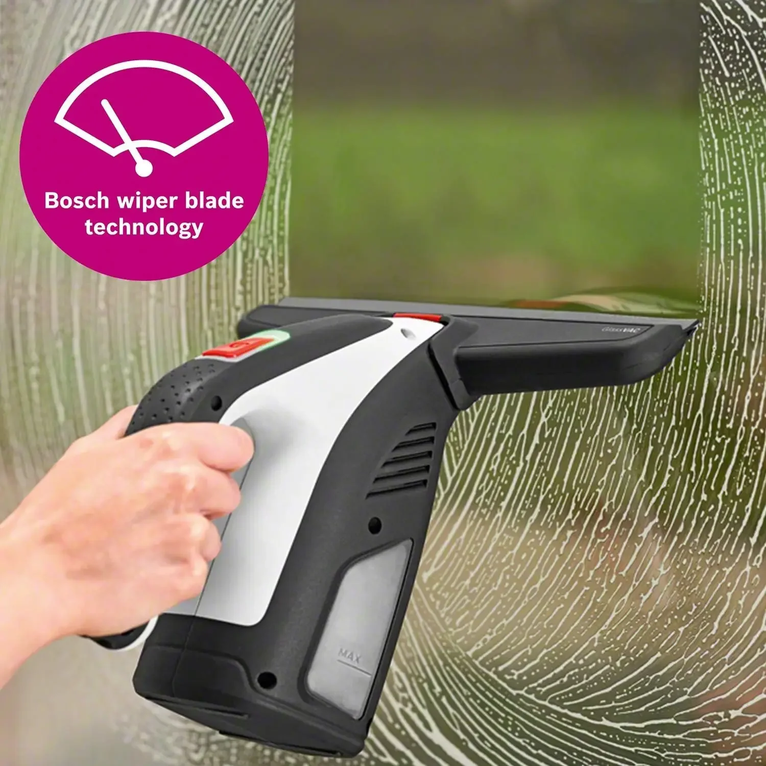 GlassVAC Akku-Fensterstaubsauger