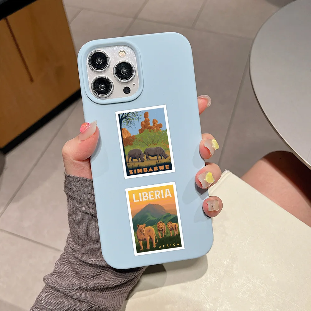 10/30/68 قطعة العالم الجديد بطاقة بريدية الكتابة على الجدران ملصقات الزخرفية DIY بها بنفسك الغيتار الثلاجة الهاتف المحمول حقيبة كوب ماء سكيت