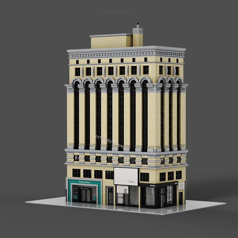 Blocos de construção de Nova York para crianças, venda quente, Street View, Modular Moc, Nova York, ideias criativas, brinquedo DIY, presente de aniversário, 6938pcs