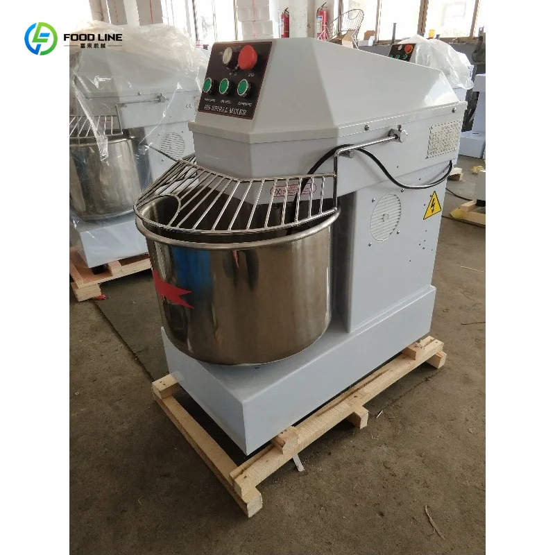 Customized 20L-150L Spiral Dough Mixer Commercial Bakery Flour Kneading Machine For Bread Pizza Making