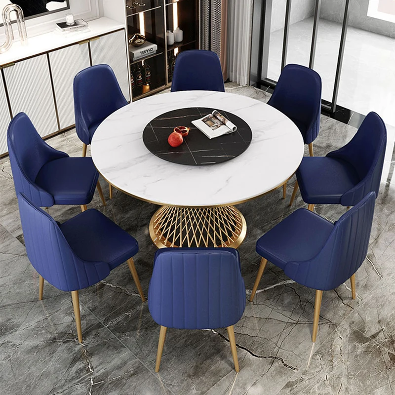 Library Office Dining Table Luxury Hallway Restaurant Center Turntable Waterproof Coffee Tables Nordic Esstische Home Furniture