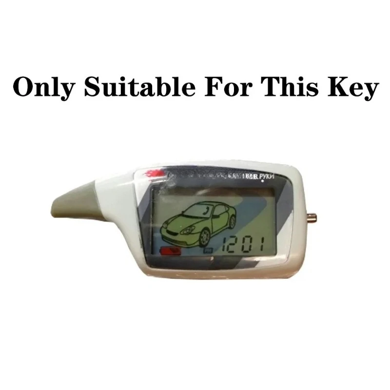Silicone Rubber Alarm Remote Keychain Key Cover Case FOB for Scher Khan for Scher-khan Magicar 5 6 M5 M6 Accessories Shell
