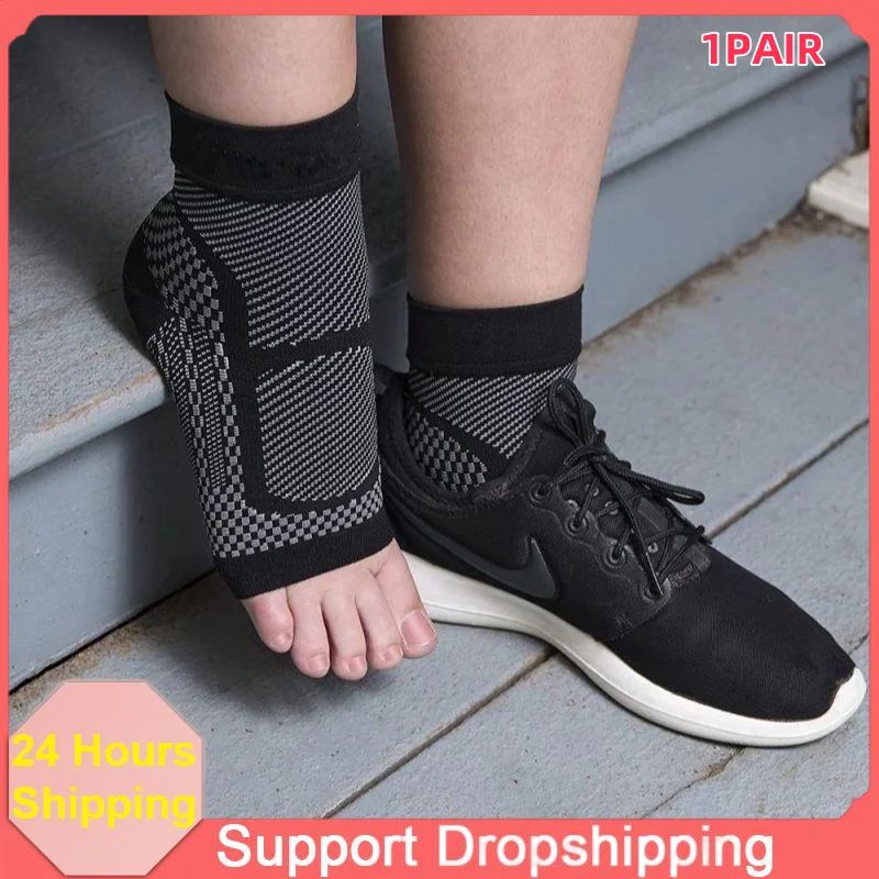 

Compression Socks Ankle Plantar Fasciitis Brace Sock Men Women Breathable Foot Arch Support Heel Pain Achilles Tendonitis Relief
