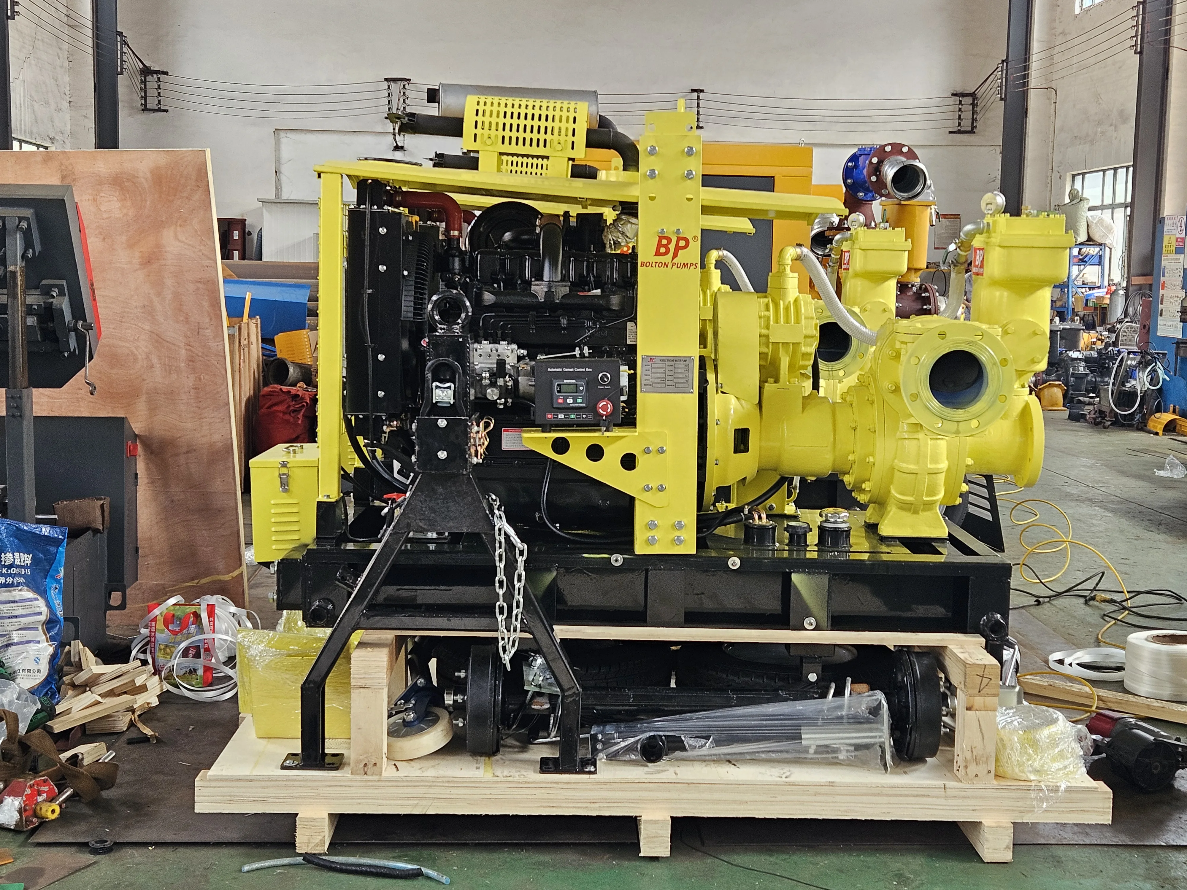 Centrifugal Automatic Sewage Water High Pressure Engine Driven Self-priming Pump