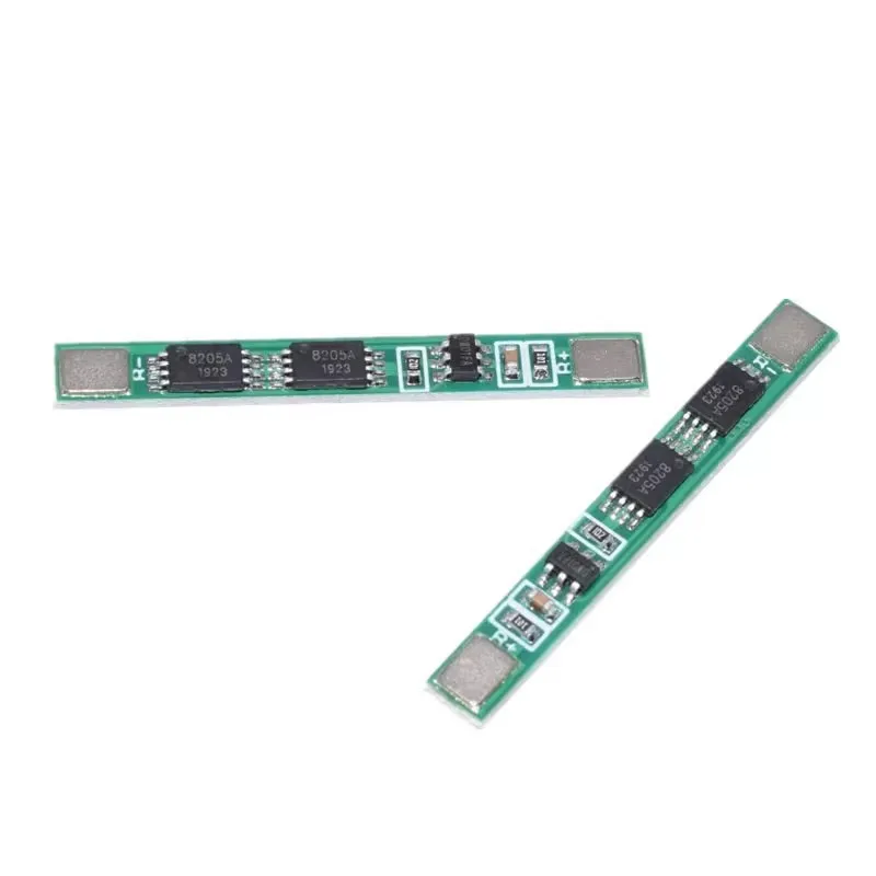 10pcs 37V 18650 Lithium Battery Protection Board Dual MOS Spot Welding Polymer Module Parallel 5A Overcurrent