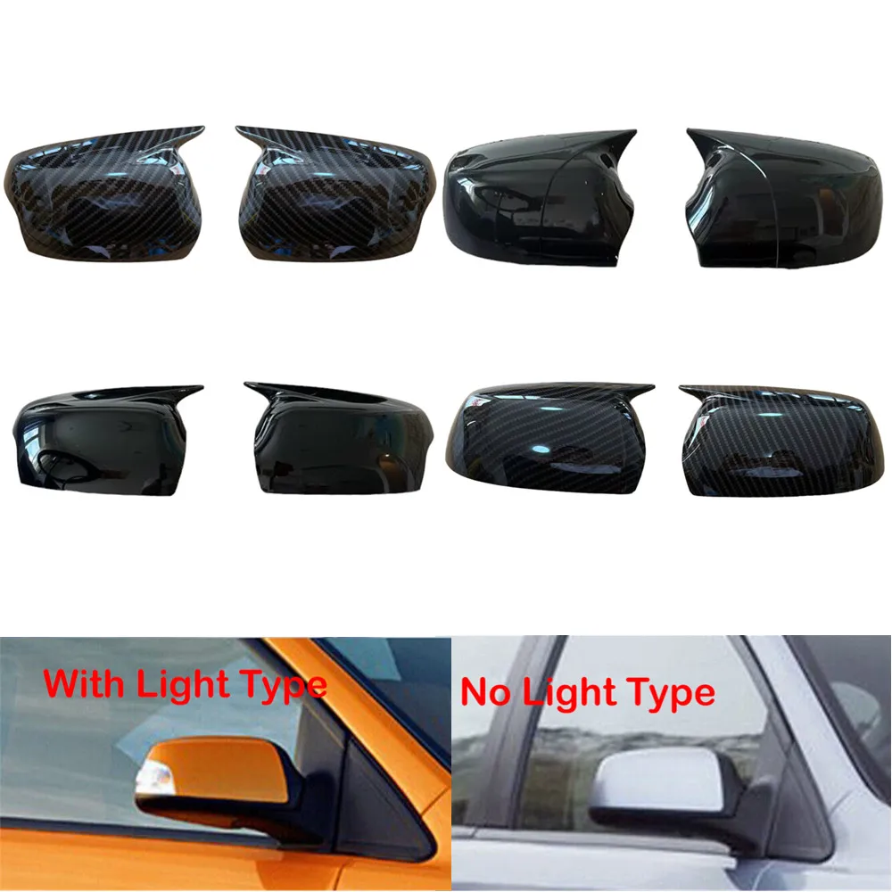 

2PCS For Ford Focus MK2 2005-2008 Rearview Side Mirror Cover Wing Cap Exterior Door Rear View Trim Car Decoration Accessories