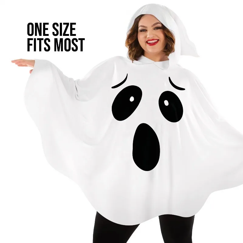 Halloween Costume Party Character Witch Casual Personality Breathable Comfortable Holiday Atmosphere White Bat Set - view 4