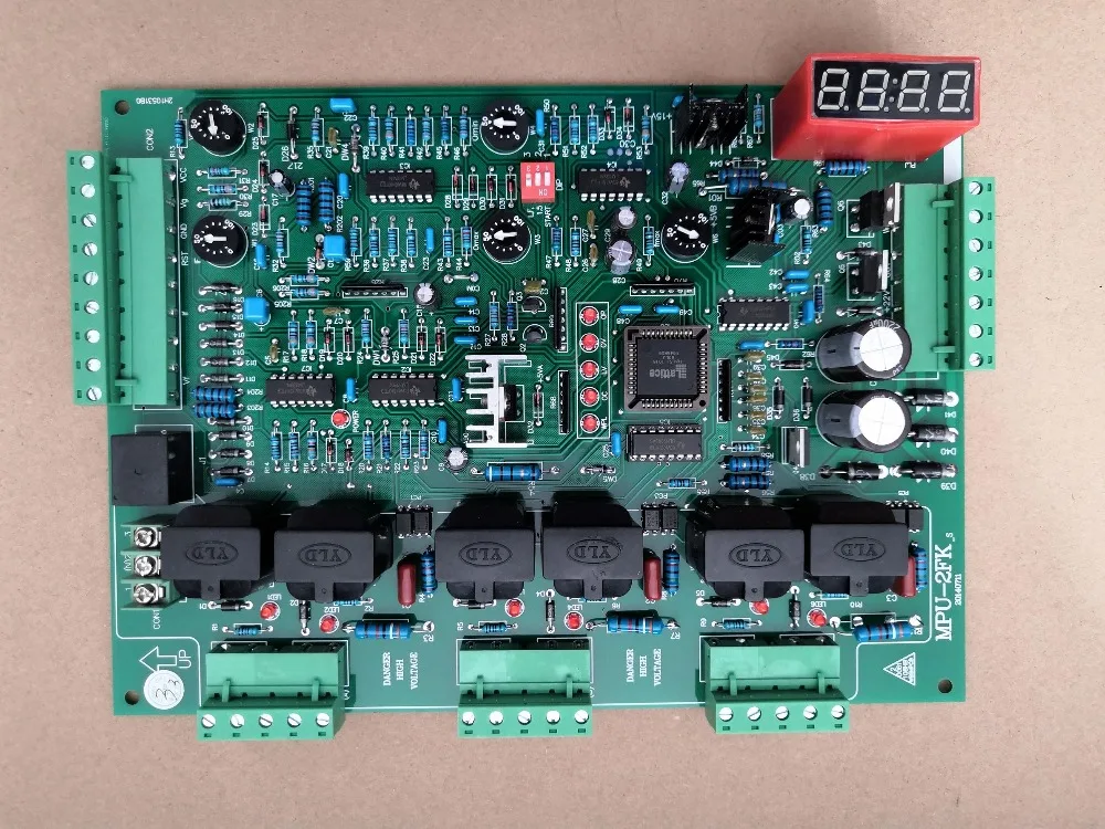 High quality Mid Frequency induction heat cast furnace in english datsheet MPU2FK MPU-2FK of Main Control card board