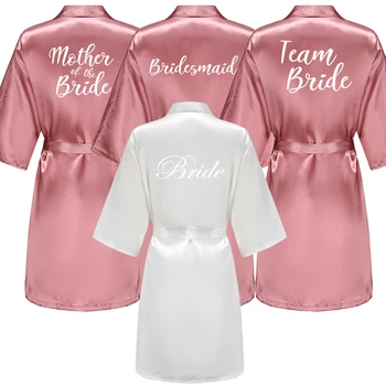 Mariage mariée Robe de demoiselle d'honneur Robe de chambre Sexy femmes peignoir chemise de nuit courte vêtements de nuit décontracté fleur Kimono Geisha M L XL