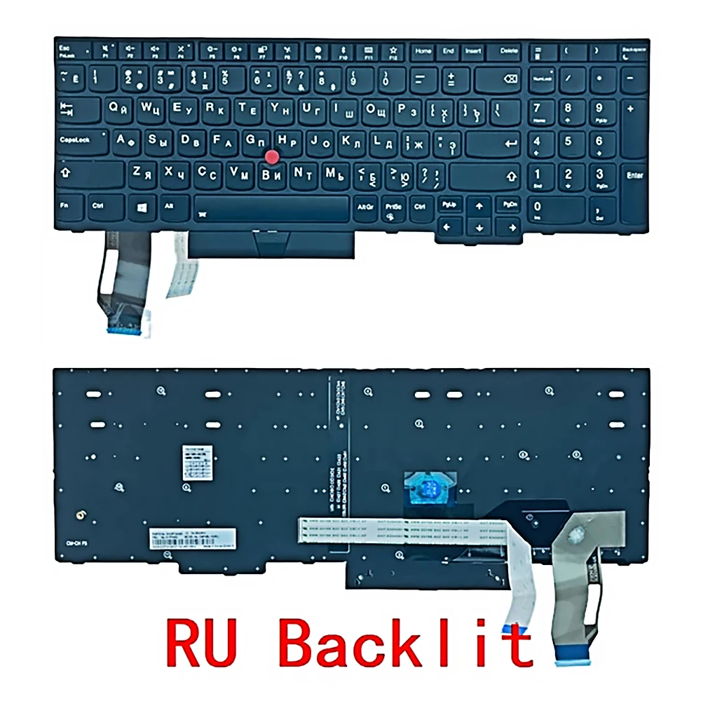 

New Russian RU Keyboard for Lenovo ThinkPad E580 E585 E590 L580 P52 P53 P73 T590 P53S L590 P52 P72 P53 P73 L