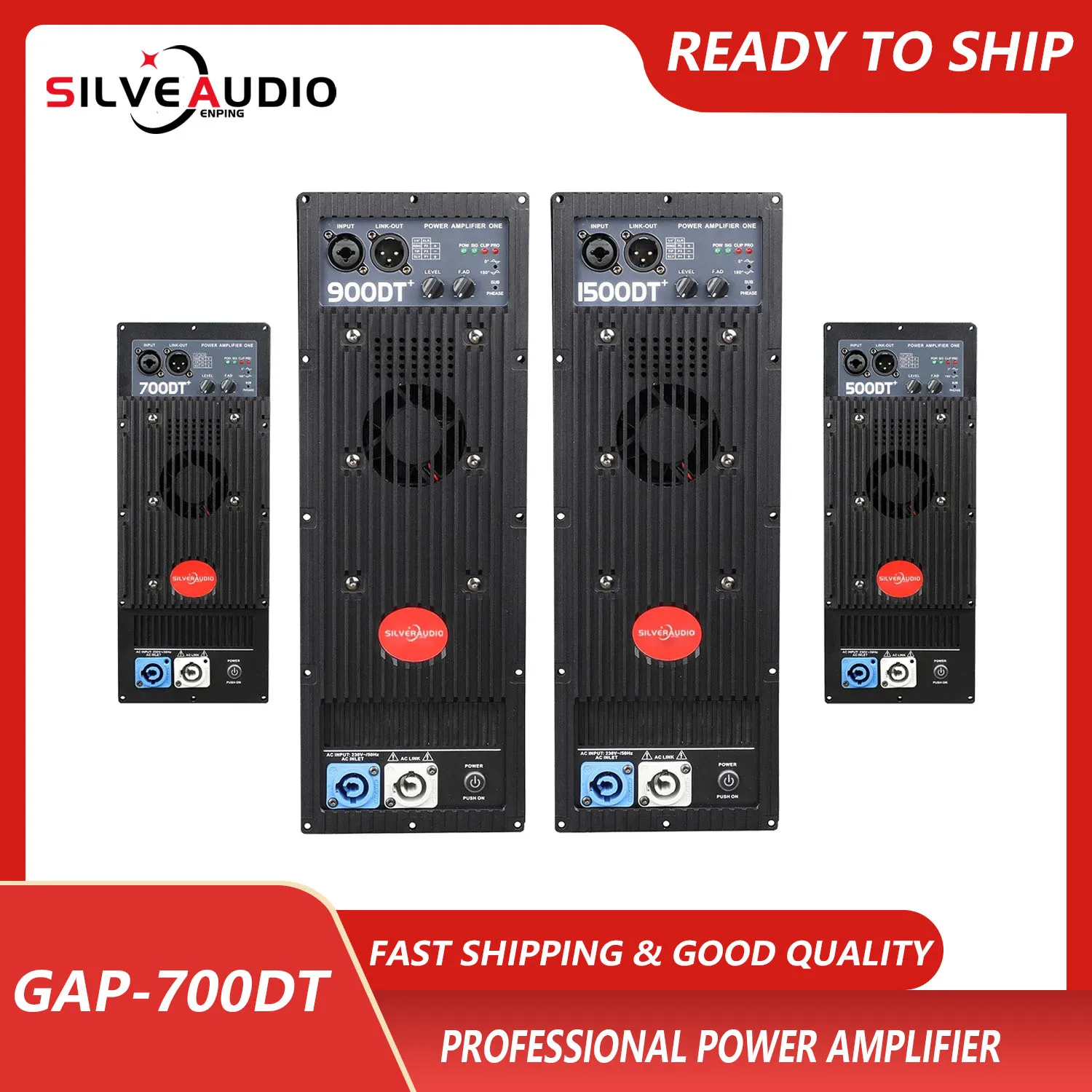 GAP-1500DT Classe D 1500W Amplificador de alta potência Módulo de áudio de alta fidelidade Passivo Pure Subwoofer Placa amplificadora de potência