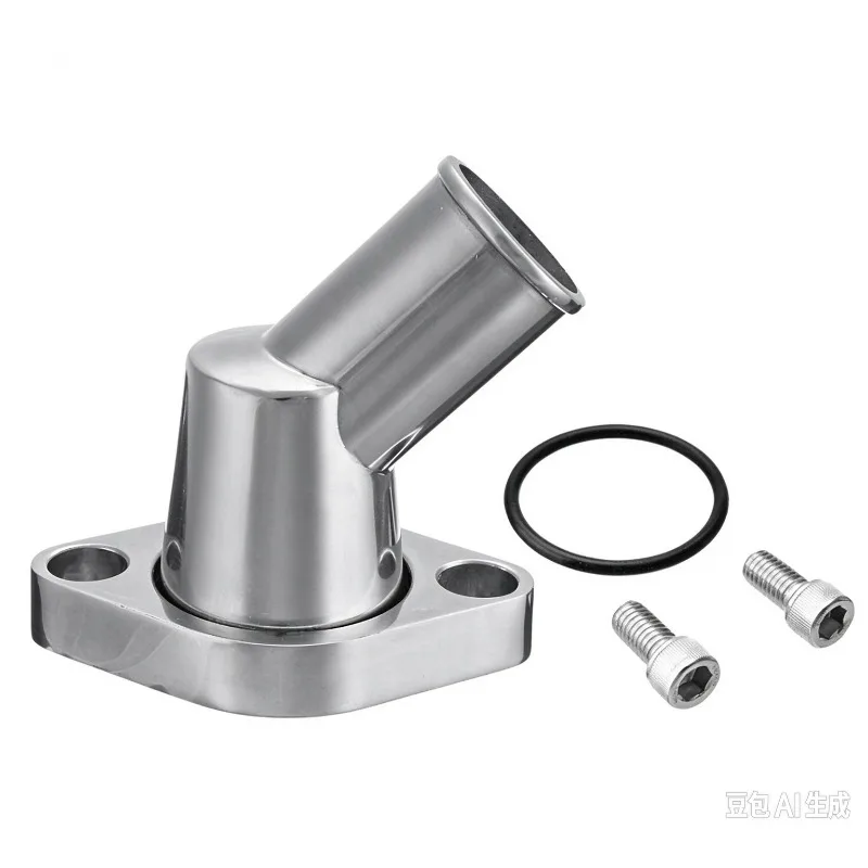 Suitable for Chevrolet Engine Intake Manifold Hose, Water Connection Thermostat Cover 45 ° 135 °