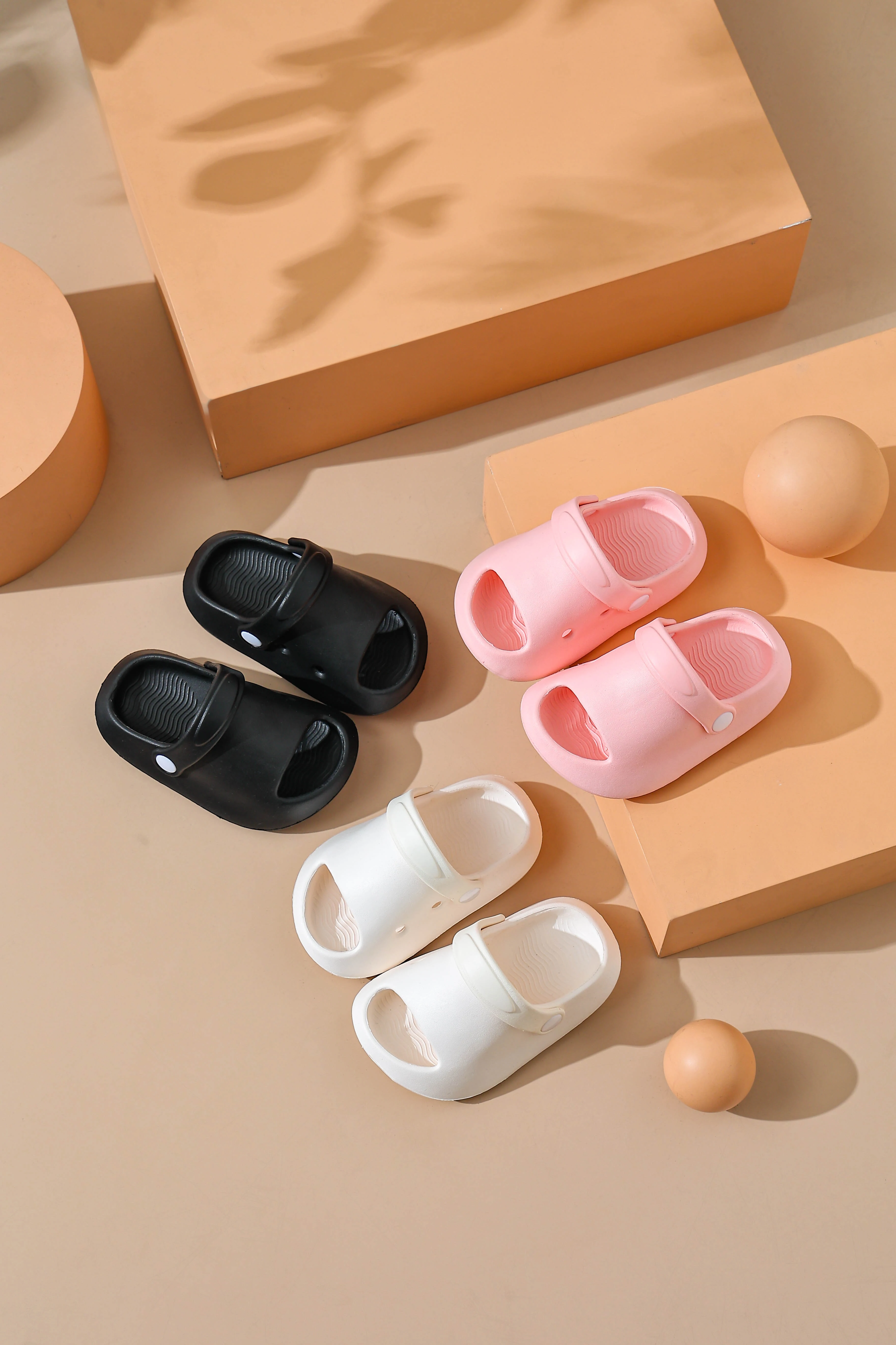 

Summer cooldown, children's slippers, boys and girls, toddlers, and children taking a shower