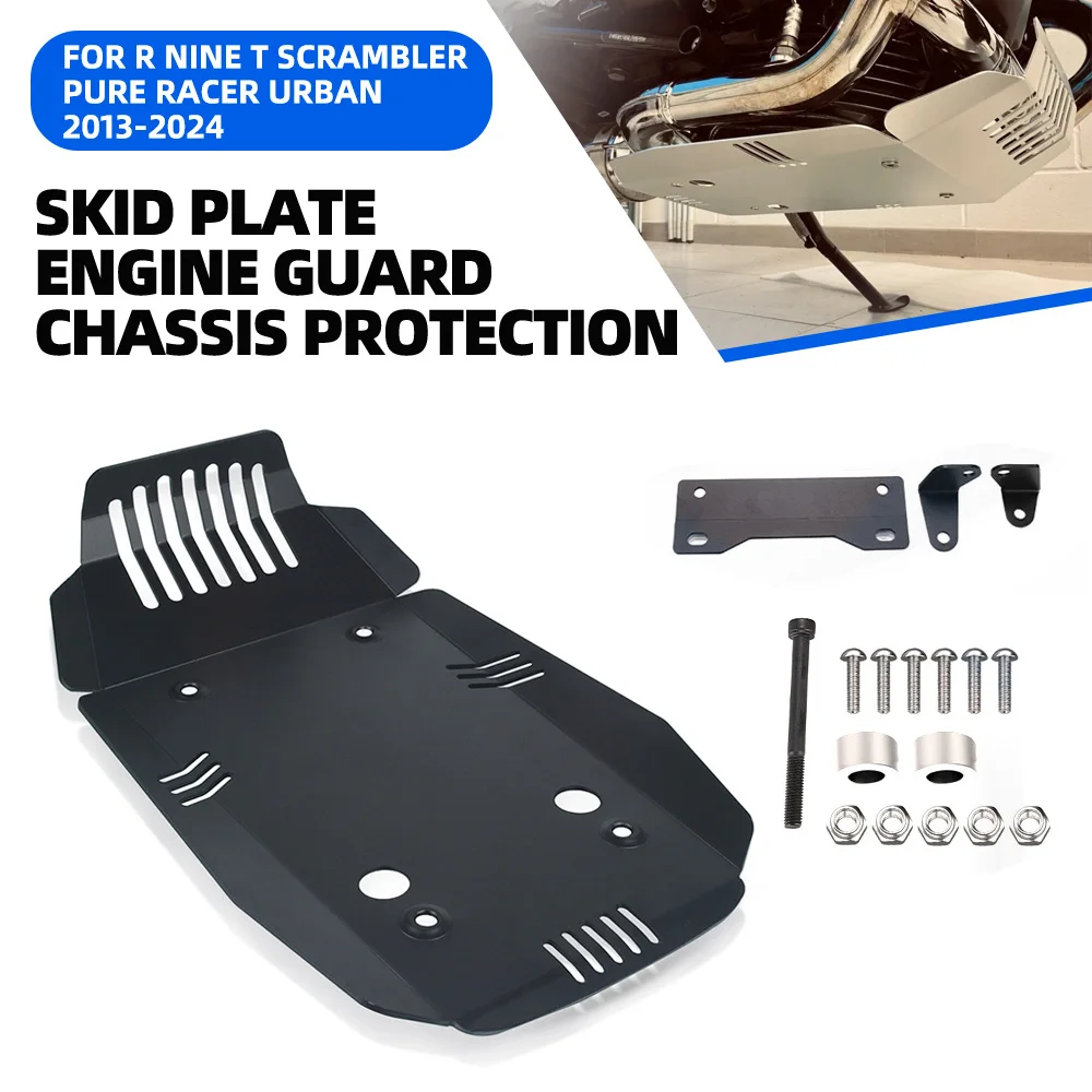

For BMW R Nine T Scrambler Pure Racer Urban 2013-2023 2024 Motorcycle Engine Protection Cover Chassis Under Guard Skid Plate