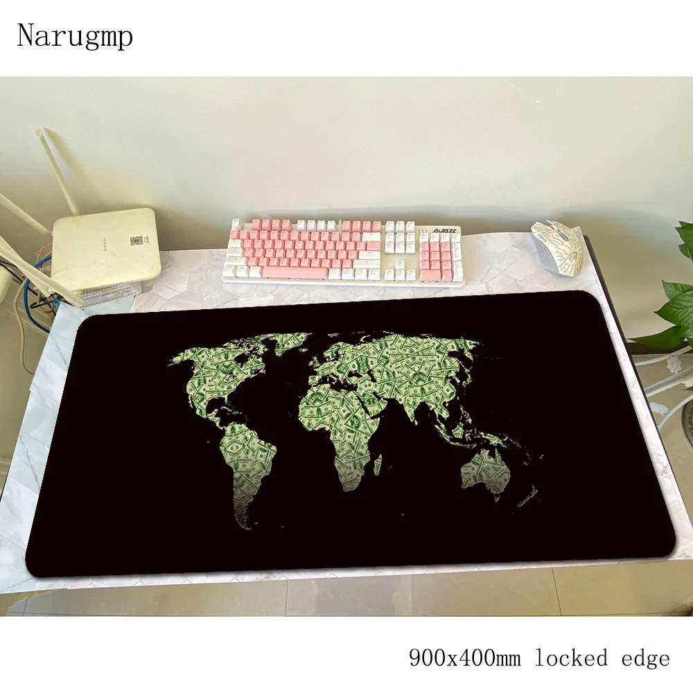 world map mouse pad gamer 90x40cm gaming mousepad Christmas gifts notbook desk mat best padmouse games pc gamer mats gamepad