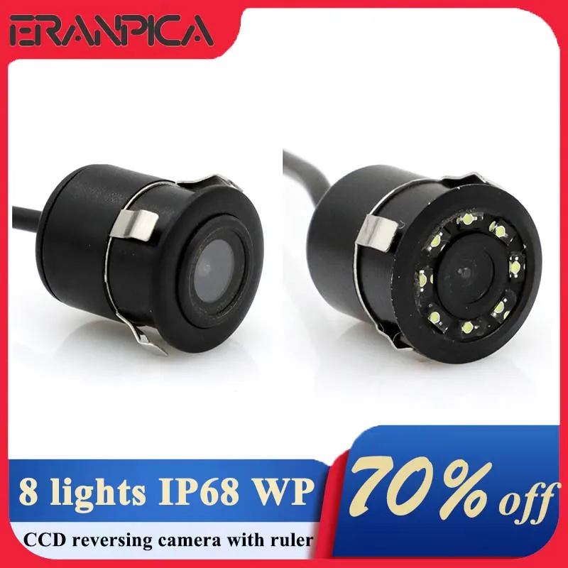 Eranpica Parking System Rear View Camera For Vehicle With Lights Reversing Camera System For Cars Around View Night Vision