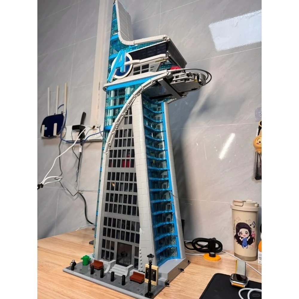 مجموعات مكعبات بناء The Building in The Movie 76269 متوافقة مع جزيئات Lego مناسبة لهدايا عيد الميلاد 5201 قطعة #3