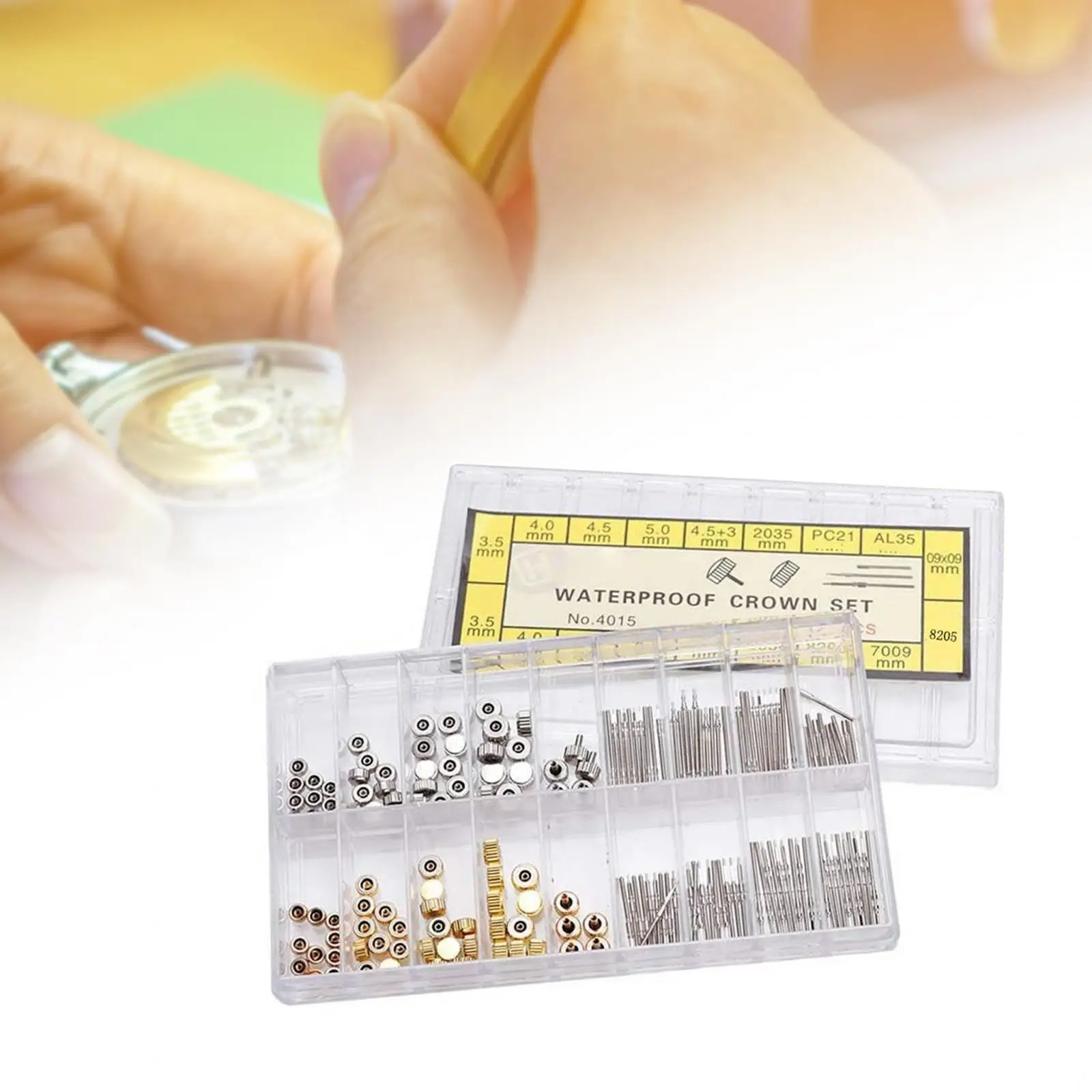 Watch Crown Spring Bar Set for DIY Crafts Watch Makers Wrist Watch Repairing