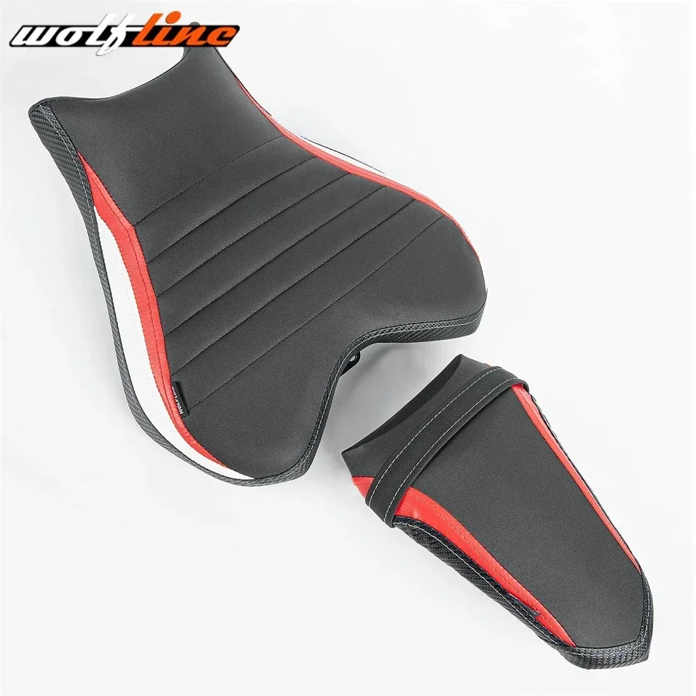 WOLFLINE Achterbank Pad Rider Zadelkussen Passagierhoes voor Yamaha YZF-R7 2021-2024 2022 2023