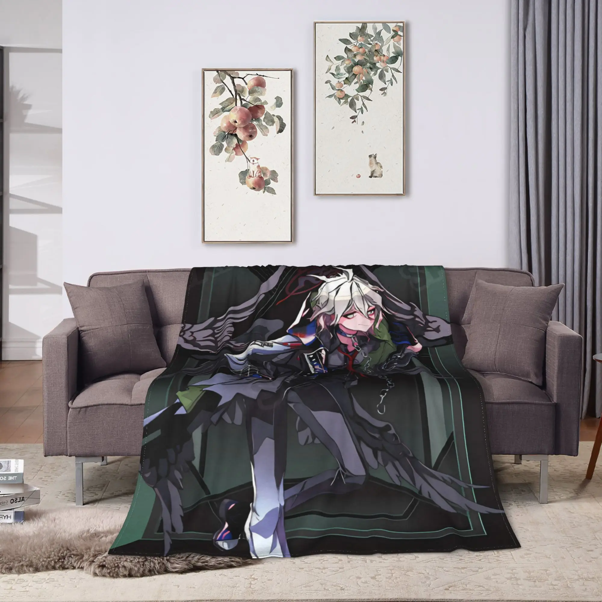 Nagito Komaeda The Ultimate Blanket  Warm Soft Funny Plush Bedding Throws For Couch Chair Camping Flannel Bedspread Bed Cover