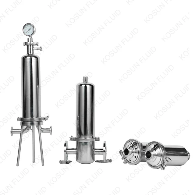 Bag Membrane Wine Beer Milk Magnetic Boiler Water Strainer Basket Lenticular Tri Clamp Vent High Flow Cartridge Filter