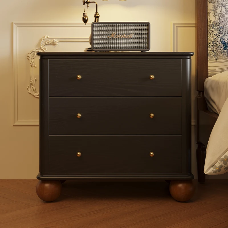 Old Fashioed Vintage Nightstands Mid Century Designer Luxury Aesthetic Nightstands Classic Elegant Mesa De Cabeceira Furniture