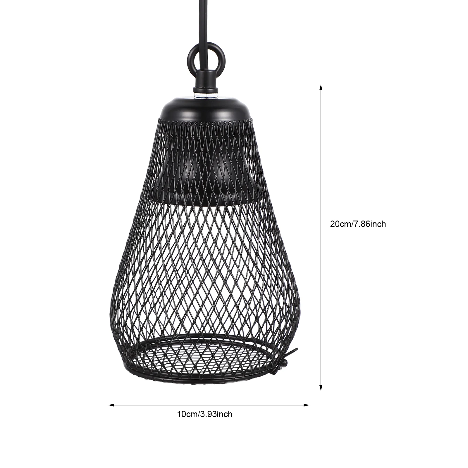 Crawler Lampshade Reptile Terrarium Supply Pet Iron Mesh Anti-scald Light