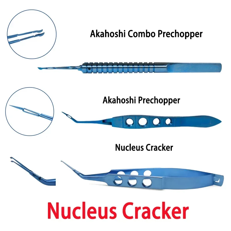 Akahoshi Combo Prechopper Nucleus Cracker Ophthalmic Instrument  Oftalmologia